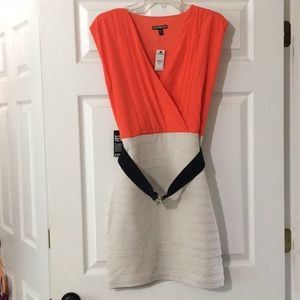 Express color block dress